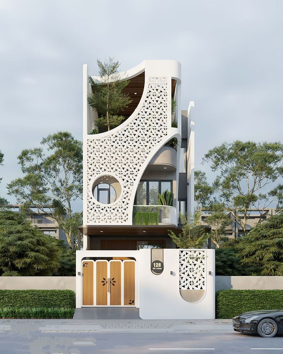 Nhà phố 3 tầng mặt tiền 5m