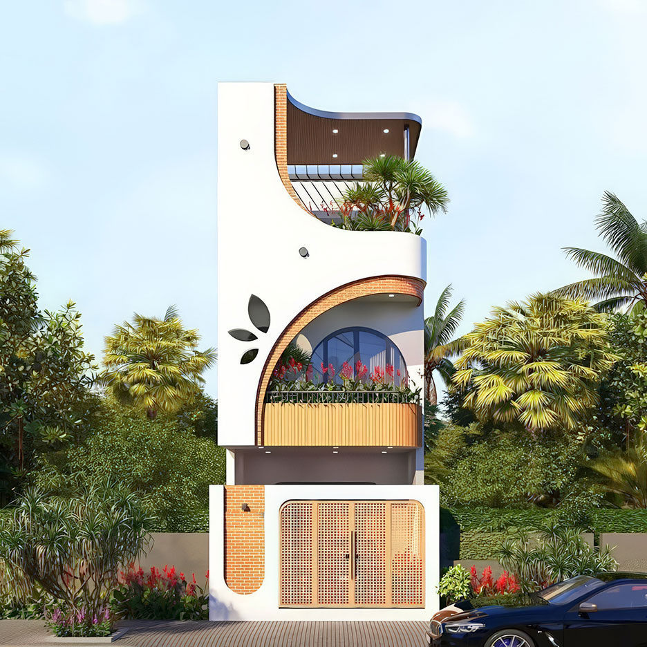 Nhà phố 3 tầng mặt tiền 5m