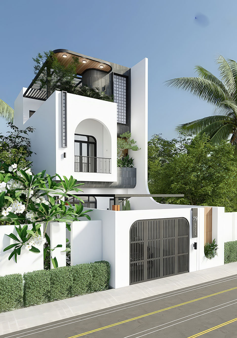 nhà 3 tầng mặt tiền 8m