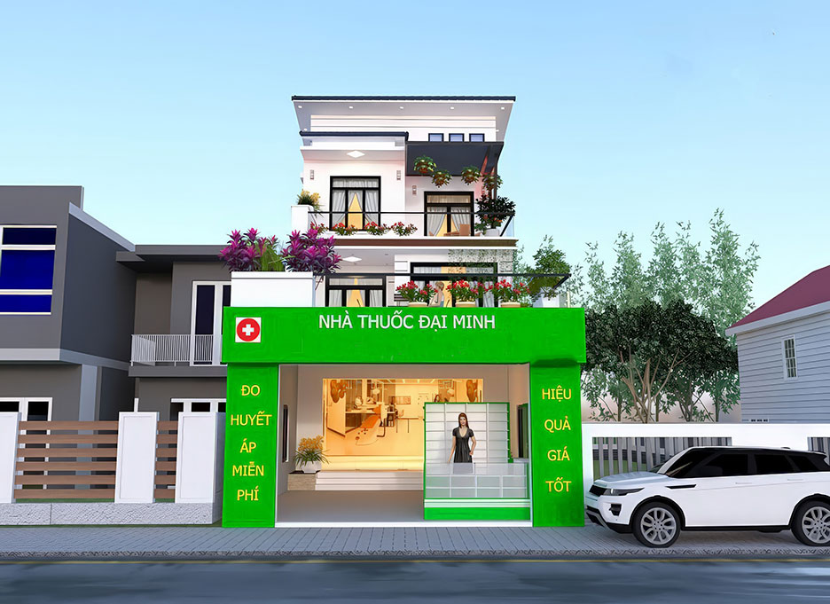 nhà 3 tầng kết hợp kinh doanh