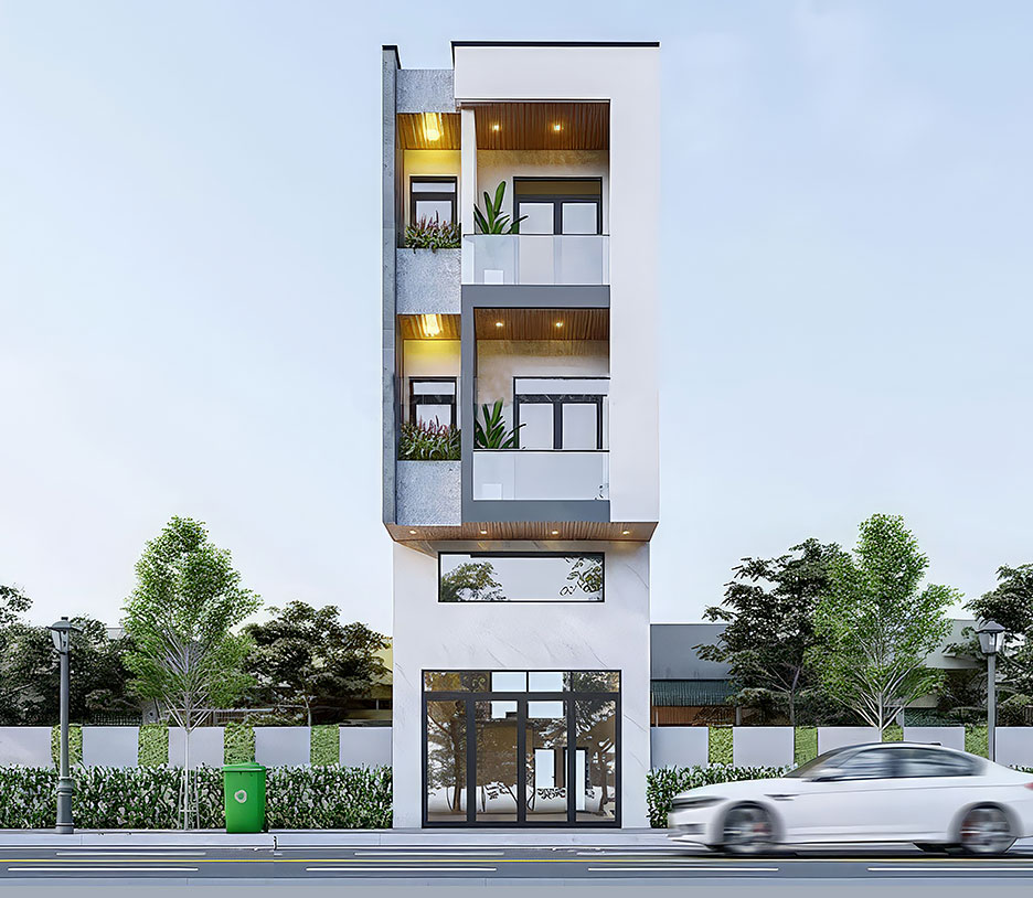 nhà ống 3 tầng kết hợp kinh doanh